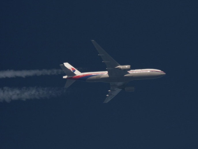 طائرة تابعة للخطوط الماليزية من نفس طراز الطائرة المفقودة (رويترز)