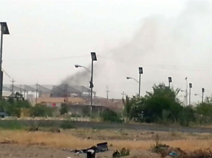 قصف للجيش العراقي على الكرمة شمال شرقي الفلوجة