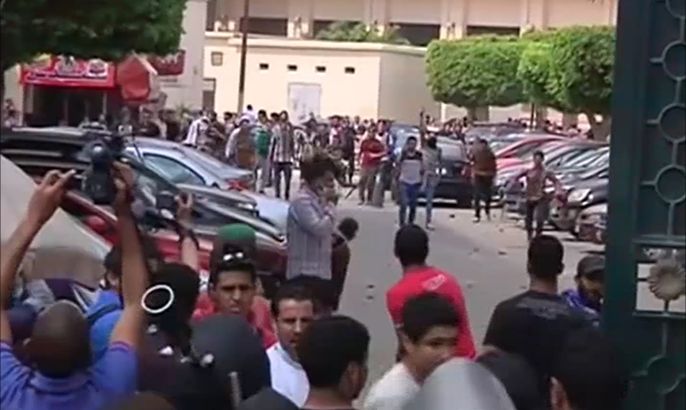 مظاهرات في عدد من جامعات مصر تنديدا بالانقلاب