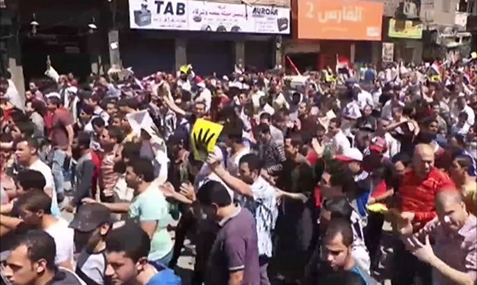 مظاهرات مصرية تندد بتردي الأوضاع بسبب الانقلاب