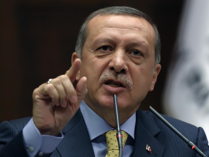 ‪أردوغان: الفتح الإسلامي لتركيا أزال الأغلال عن الأبواب والقلوب وجلب الحضارة‬ (أسوشيتد برس)