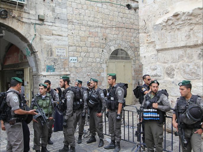 صور من مؤسسة الأقصى عن المواجهات والتعزيزات في القدس
