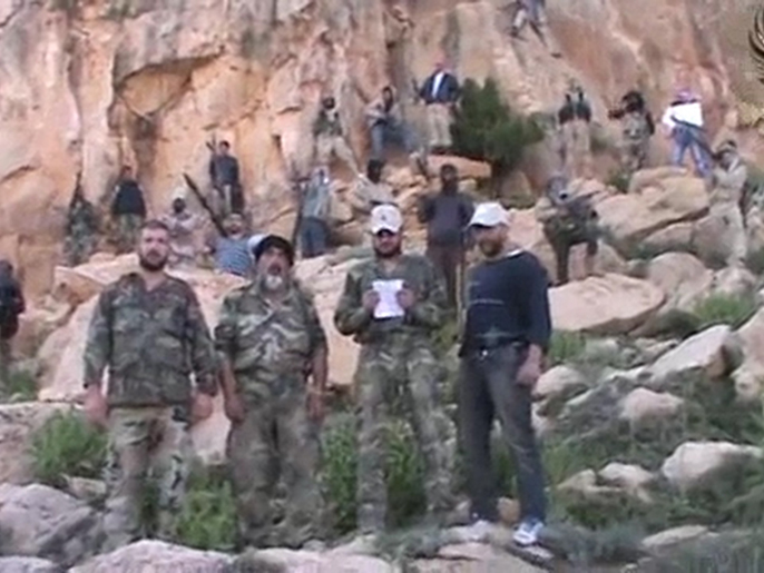مقاتلون من المعارضة السورية بمنطقة القلمون