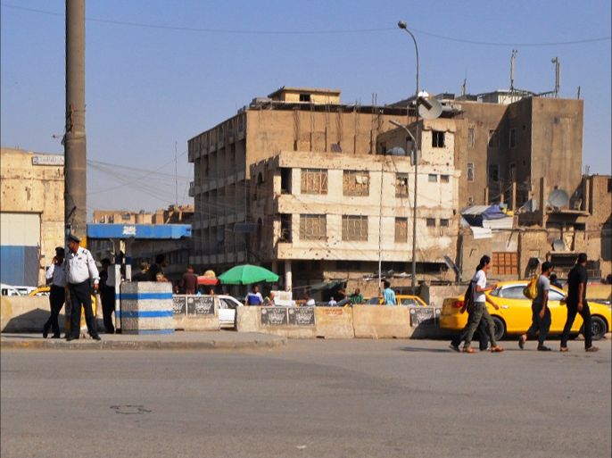 شوارع بغداد شبه خالية من الحركة