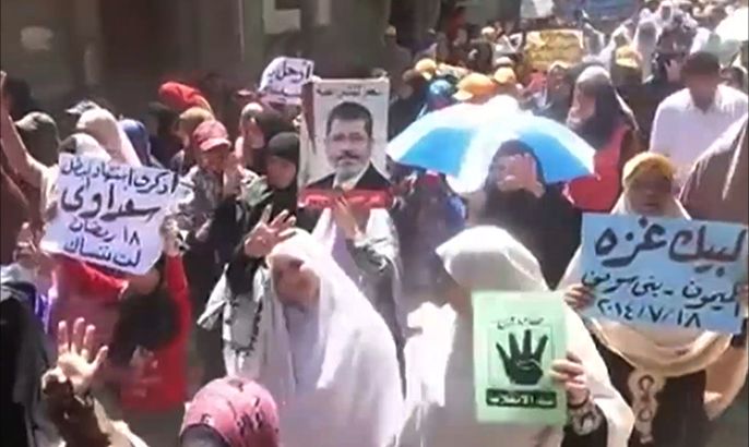 مسيرات لمناهضي الانقلاب في جمعة لبيك يا غزة