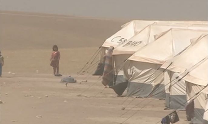 استمرار معاناة النازحين العراقيين في مخيم الخازر