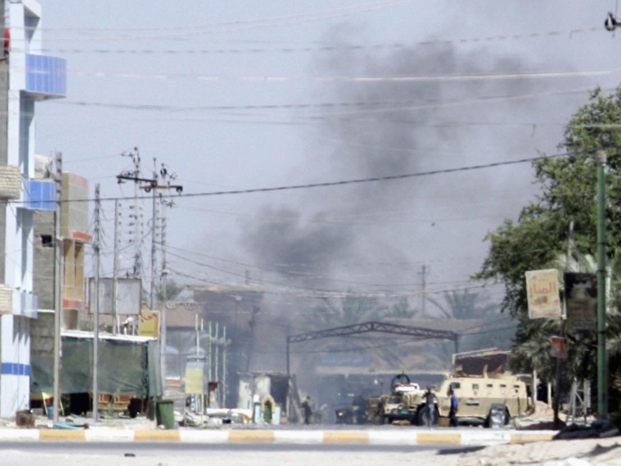 القوات الحكومية هاجمت مقر الصرخي مما أدى إلى مقتل 45 شخصا (رويترز)