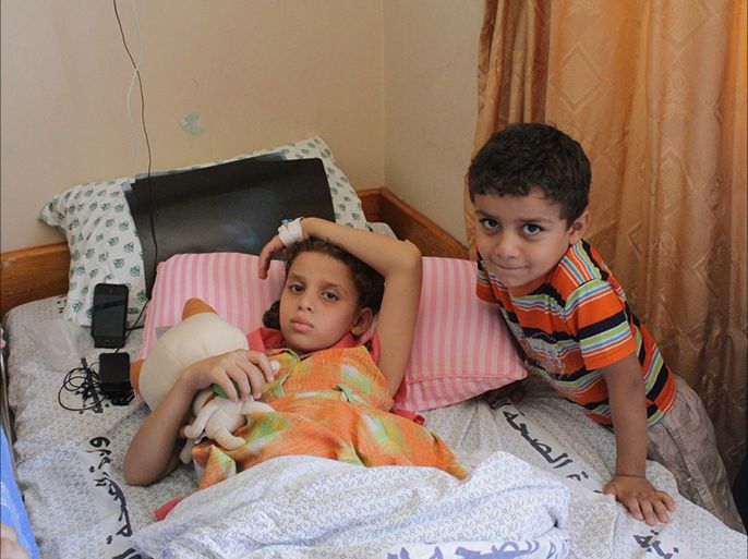 شهد تقضى أول أيام العيد مع اخوانها في المستشفى