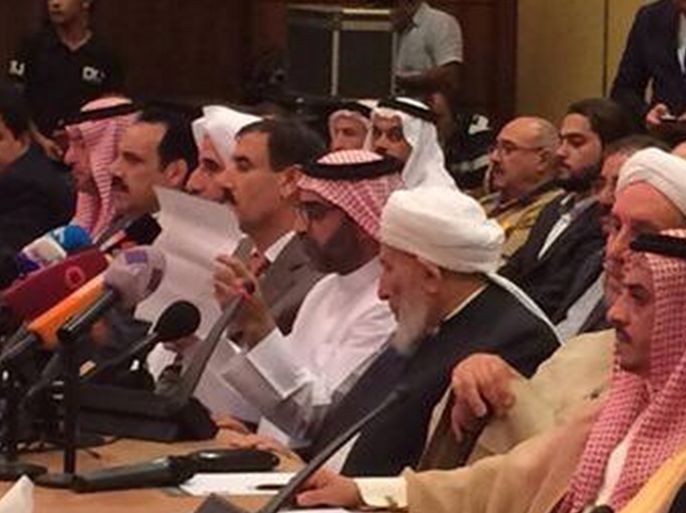 مؤتمر عمان التمهيدي للقوى الاسلامية والوطنية في المحافظات الثائرة