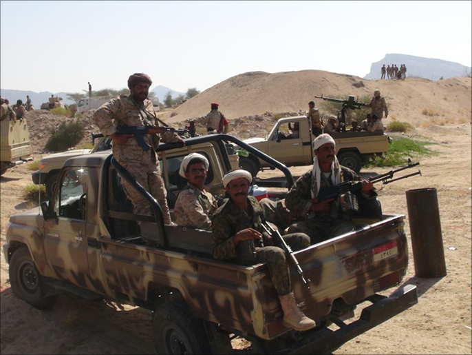 الجيش اليمني تعرض للعديد من الهجمات في حضرموت (الجزيرة نت-أرشيف) 