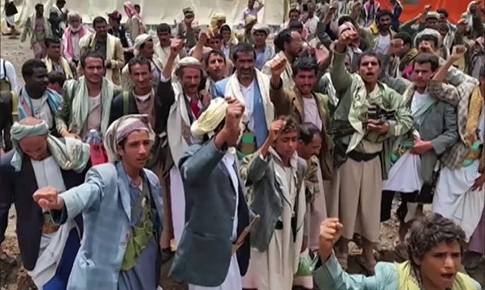 الحوثيون يعتصمون في محيط العاصمة اليمنية