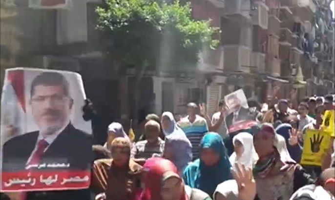 مناهضو الانقلاب يتظاهرون بالقاهرة ومحافظات مختلفة