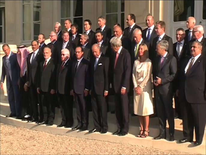 ‪(الجزيرة)‬ مؤتمر باريس حول تنظيم الدولة شهد مشاركة 26 دولة وغابت عنه إيران 