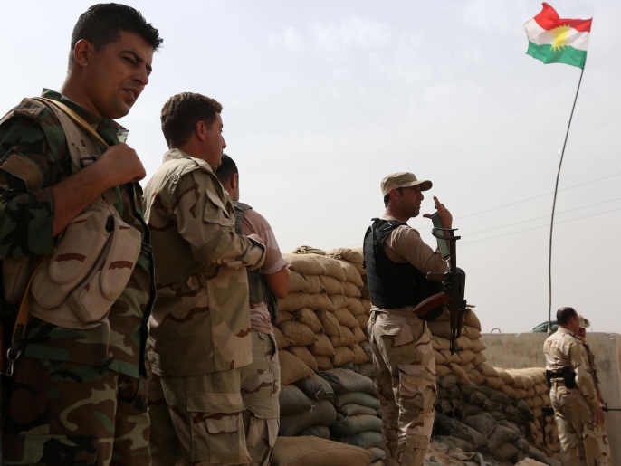 قوات من البشمركة بكردستان العراق (أسوشيتد برس)