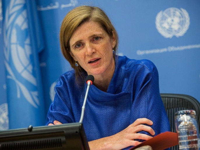سامانثا باور انتقدت مواقف بعض الدولالتي لم تتحرك لمكافحة الإيبولا (غيتي)