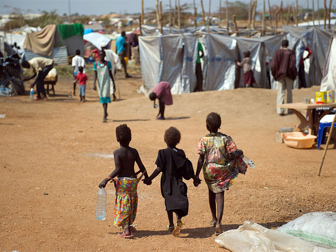 ‪الأمم المتحدة قالت إن مهمتها الأساسية بجنوب السودان حماية المدنيين ورصد انتهاكات حقوق الإنسان‬ (غيتي/الفرنسية)