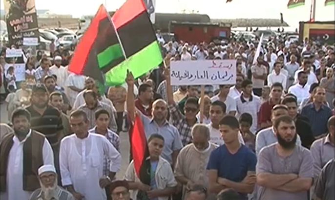 تظاهر أهالي بنغازي تنديدا بعودة الاغتيالات