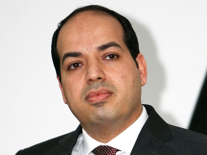 epa04244334 Libyan Prime Minister Ahmed Maiteeq -الموسوعة