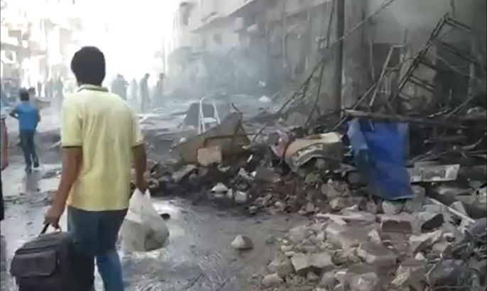 مجزرة الخبز في مدينة الباب بريف حلب