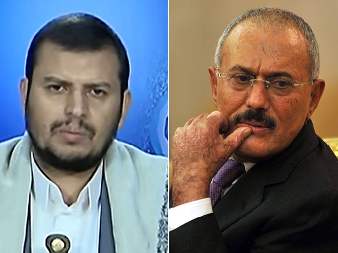 علي عبد الله صالح و عبد الملك الحوثي