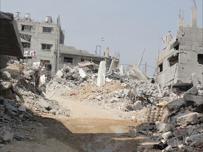 4 - جانب من الدمار في حي الشجاعية