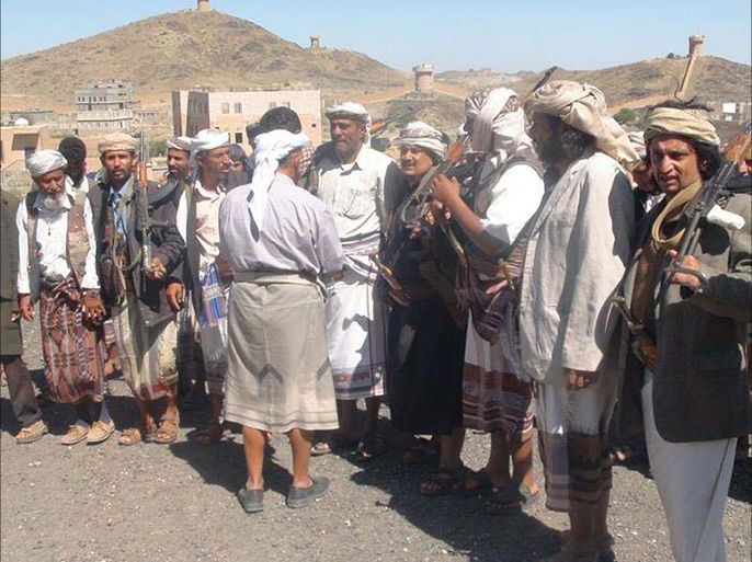 مسلحو القبائل يشكلون جبهة مواجهة ثانية مع الحوثيين بالبيضاء وسط اليمن