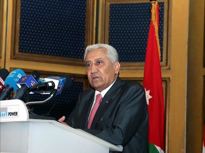 رئيس الوزراء الأردني عبدالله النسور