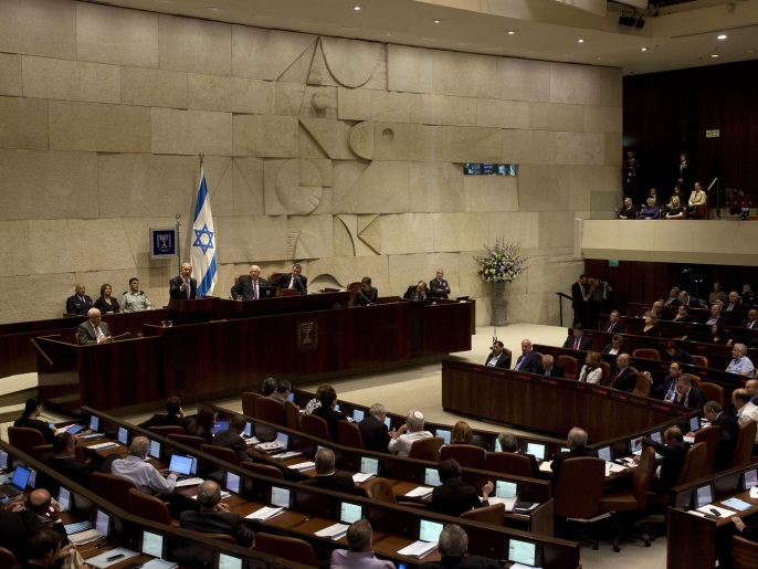 الكنيست الإسرائيلي من المتوقع أن يشهد تغيرا بالانتخابات القادمة (أسوشيتد برس-أرشيف)
