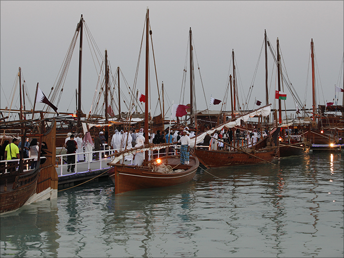 ‪المهرجان يسلط الضوء على الحياة البحرية لسكان الخليج قبل النفط‬ (الجزيرة)