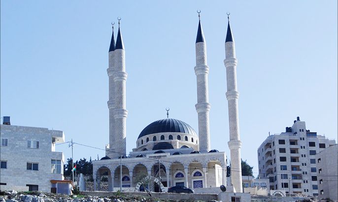 مسجد عثماني بنابلس تخليدا للزعيم ياسر عرفات