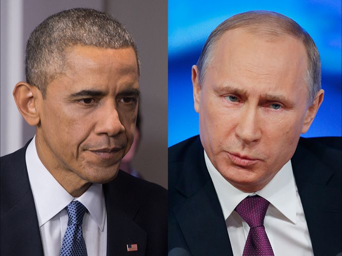 Barack Obama - Vladimir Putin -كومبو يجمع بين بوتين و أوباما