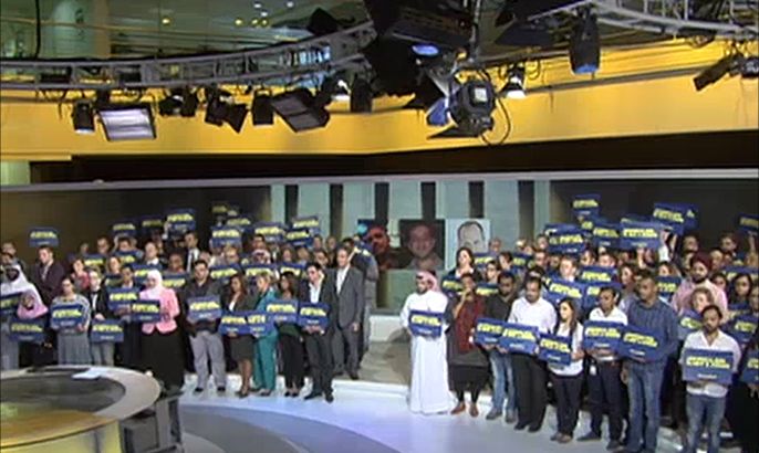 تضامن ومطالبة بإطلاق صحفيي الجزيرة بمصر