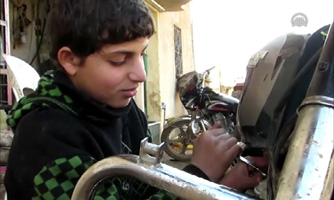 الحرب في سوريا تدفع الأطفال للعمل عوضا عن الدراسة