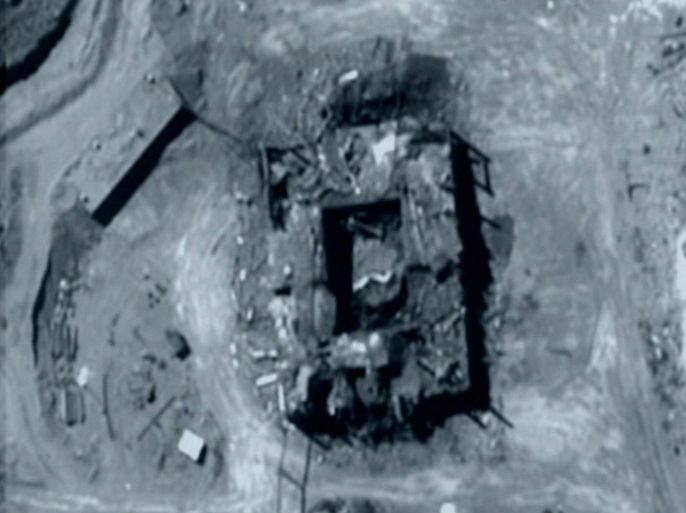 This undated image released by the U.S. Government shows a building after it was bombed in Syria. The White House on April 24, 2008 broke its official silence on the mysterious September 6, 2007 Israeli air strike. "We are convinced, based on a variety of information, that North Korea assisted Syria's covert nuclear activities," White House spokeswoman Dana Perino said in a statement. The statement came after intelligence officials briefed U.S. lawmakers about the Syrian nuclear facility that was destroyed by Israel last year.