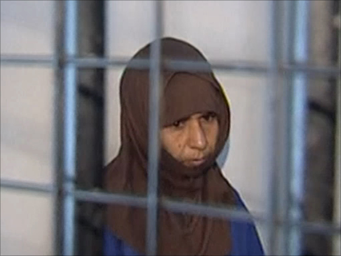 ‪ساجدة الريشاوي محكوم عليها بالإعدام‬ (الجزيرة)