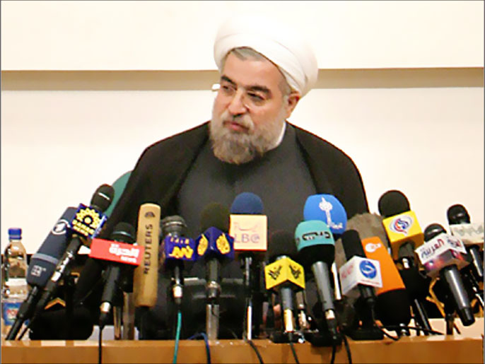 روحاني: على الدول التي تدعم الإرهابيين أن تدرك أن دورها سيأتي غدا(رويترز)