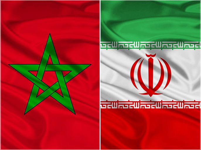 علم إيران والمغرب