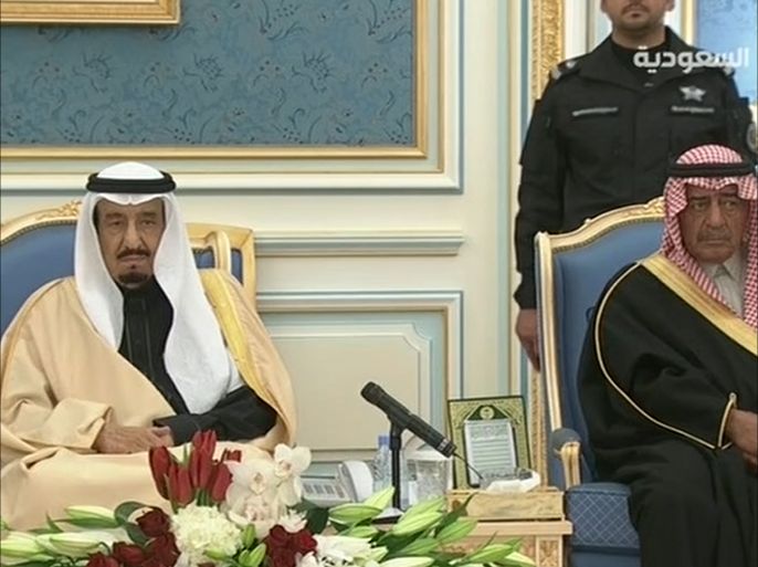 الوزراء الجدد في المملكة العربية السعودية يؤدون اليمين أمام الملك سلمان بن عبد العزيز