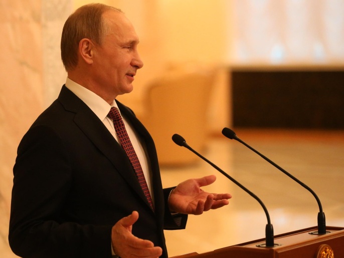 ‪فلاديمير بوتين أكد أن الاتفاق شمل كل الموضوعات الأساسية‬ (غيتي إيميجز)