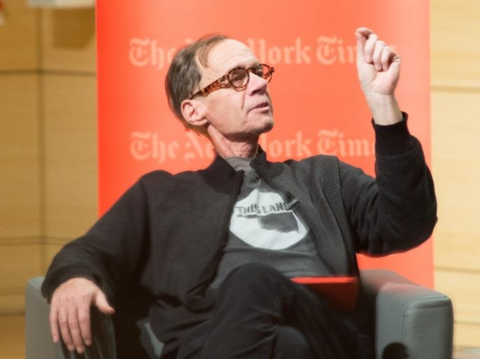 NEW YORK, NY - FEBRUARY 12: New York Times Columnist David Carr attends the TimesTalks at The New School on February 12, 2015 in New York City.