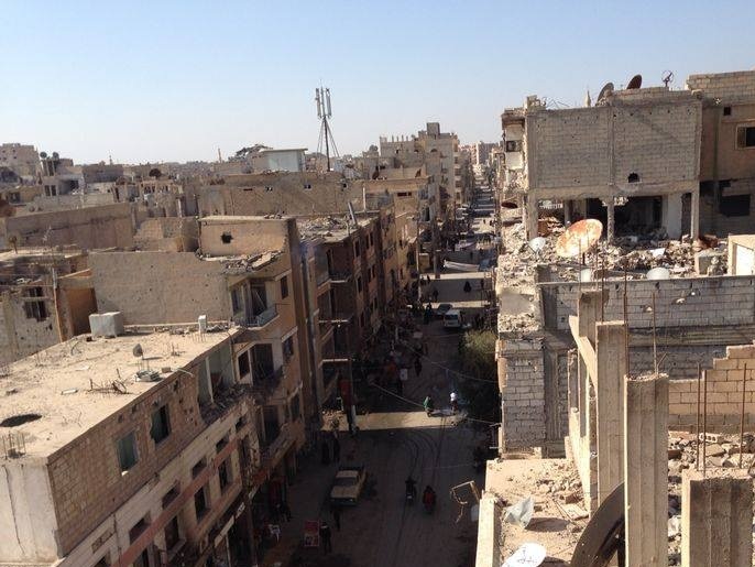 ‪مدينة دير الزور تخضع لسيطرة تنظيم الدولة‬ (الجزيرة نت)