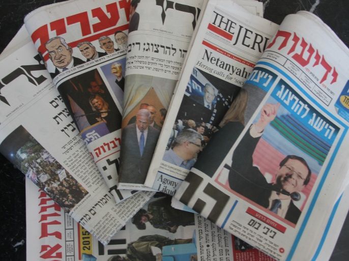 الصحف الإسرائيلي تتحدث عن تقدم نتنياهو في انتخابات الكنيسيت