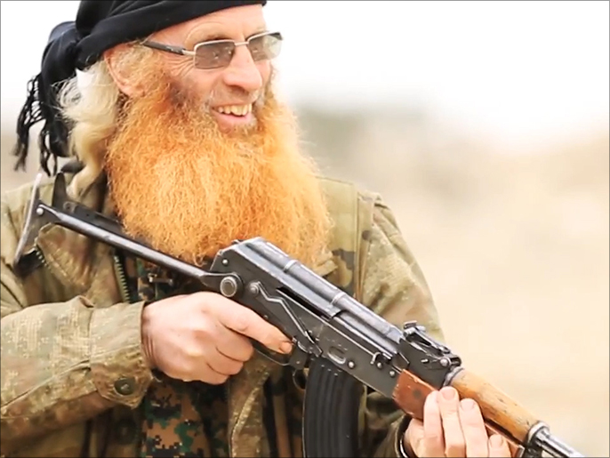أبو صهيب ستيني فرنسي يقاتل في صفوف تنظيم الدولة (ناشطون)