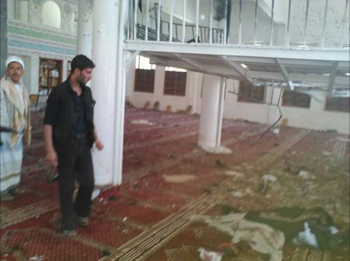 تفجير مسجد في صنعاء