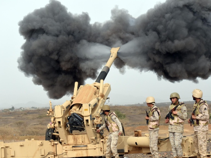 المدفعية السعودية تقصف مواقع للحوثيين قرب المناطق الحدودية (غيتي)