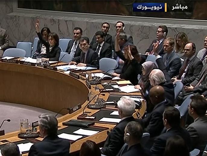 ‪(الجزيرة)‬ مجلس الأمن الدولي وافق الثلاثاء على مشروع القرار الخليجي بشأن اليمن 