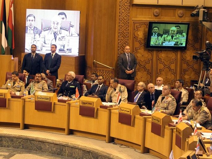 General view of the Arab Chiefs of Staff meeting in Cairo, Egypt, 23 May 2015. Arab Chiefs of Staff met in Cairo to discuss formation of a joint Arab military task force.