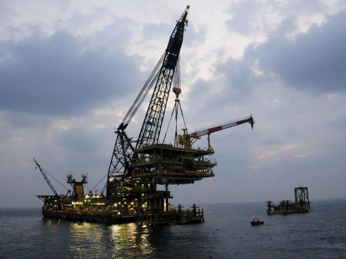 An offshore platform of Aramco's Karan non-associated gas field is seen in Saudi Arabia's territorial waters in this undated handout picture. Saudi Arabia could as early as 2013 do something it has resisted for decades: raise what is currently the world's lowest price for natural gas, in order to reduce expensive subsidies and curb energy waste. A price hike would be an important economic shift for the country but a difficult one, as it would risk hurting the competitiveness of industries such as petrochemicals. To match Analysis SAUDI-GAS/PRICE REUTERS/Saudi Aramco/Handout (SAUDI ARABIA - Tags: ENERGY BUSINESS) FOR EDITORIAL USE ONLY. NOT FOR SALE FOR MARKETING OR ADVERTISING CAMPAIGNS. THIS IMAGE HAS BEEN SUPPLIED BY A THIRD PARTY. IT IS DISTRIBUTED, EXACTLY AS RECEIVED BY REUTERS, AS A SERVICE TO CLIENTS