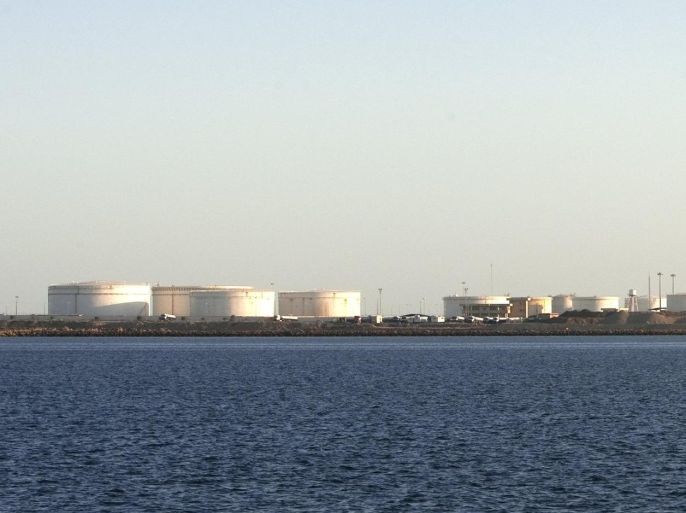 A security officer looks on at oil docks at the port of Kalantari in the city of Chabahar, 300km (186 miles) east of the Strait of Hormuz in this January 17, 2012 file photo. The United States expects countries that buy oil from Iran to further reduce their purchases if they want to avoid U.S. sanctions, a State Department source said on December 5, 2012.