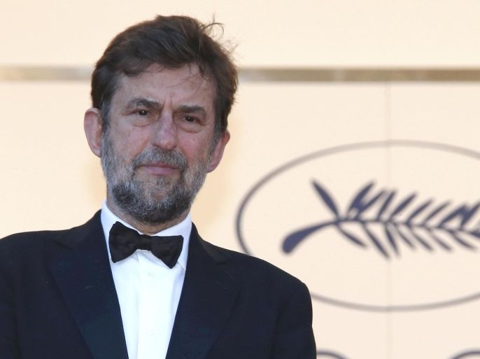 Director Nanni Moretti stands on the red carpet as he leaves after the screening of the film "Mia madre" (My Mother) in competition at the 68th Cannes Film Festival in Cannes, southern France, May 16, 2015. REUTERS/Eric Gaillard